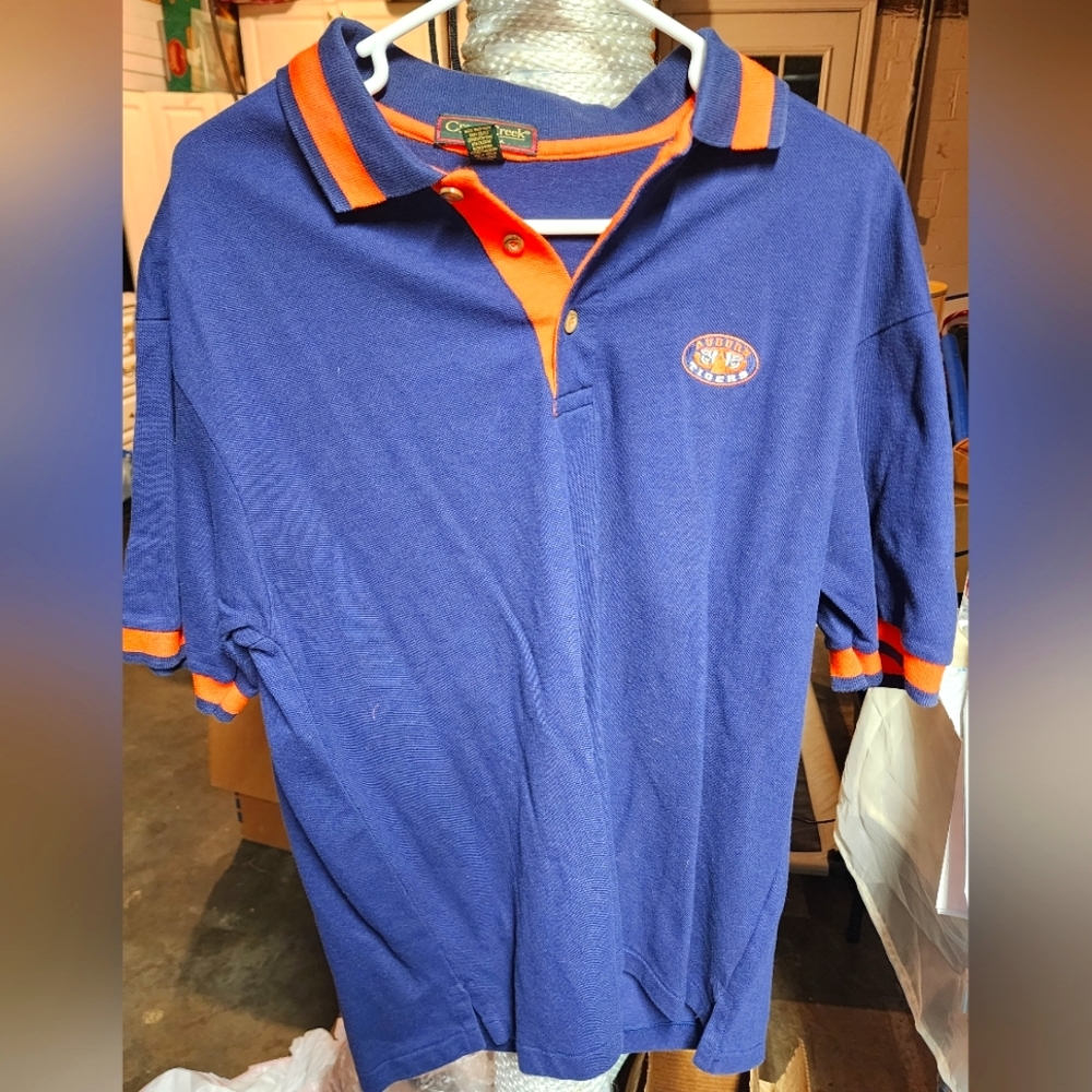 Auburn Cross Creek Large navy blue Auburn Tigers Polo shirt